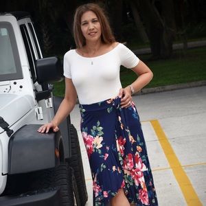 Ilianna Frills Wrap Skirt